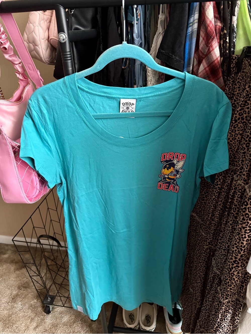 Drop Dead Teal Graphic Tee